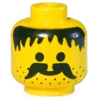 Lego hlava, žlutá (3626apb04 YELLOW)
